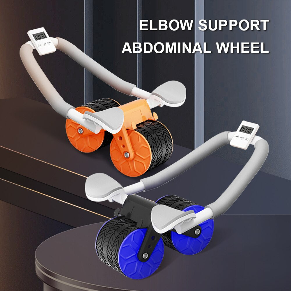 Plank abs roller wheel core trainer